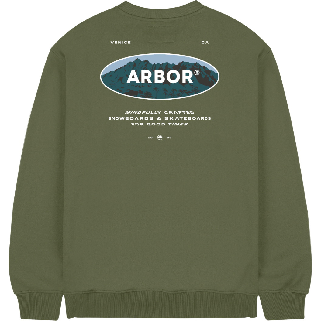 2026 Arbor Mens Mountain Craft Crew ABA-CRW-0052 - Army